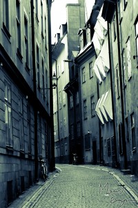 Gränd i gamla stan - Stockholm